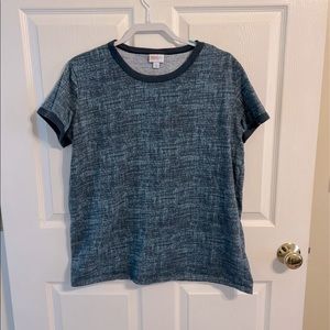 XL LulaRoe Liv blue